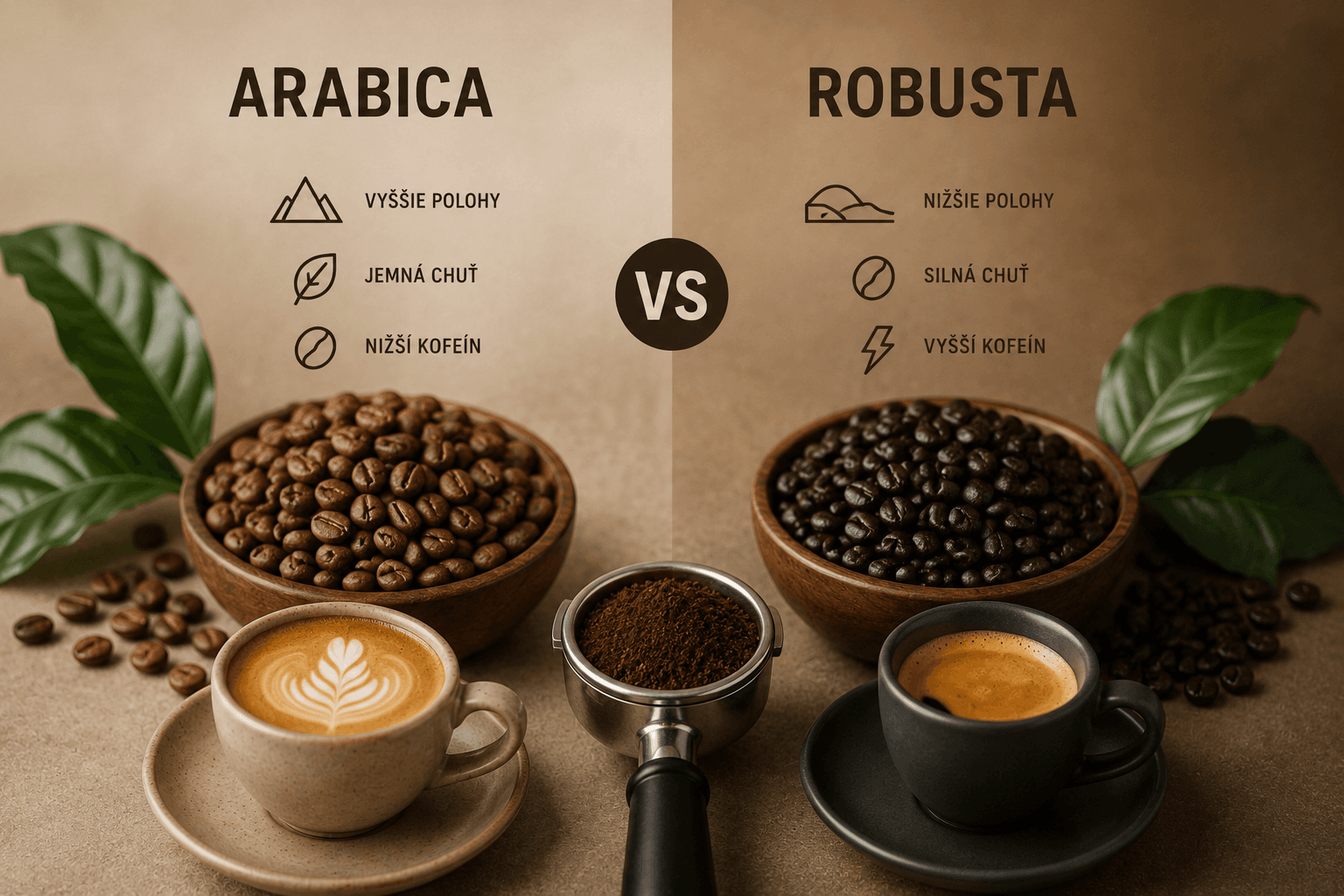 Arabika vs Robusta: Čo je vo vašej káve a prečo na tom záleží