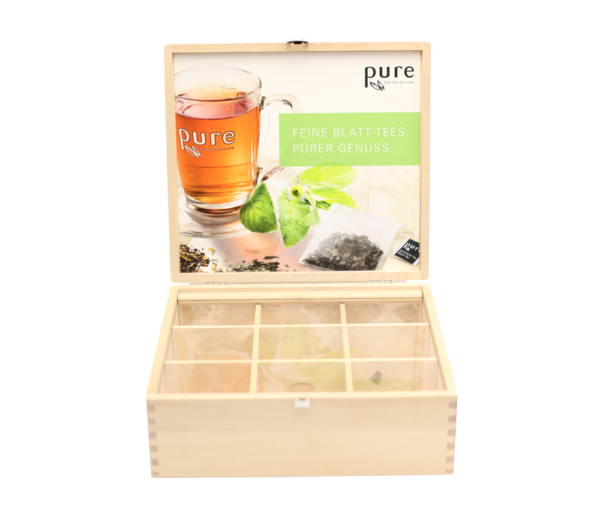 PURE - wooden tea box