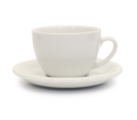 Cappuccino cup + saucer