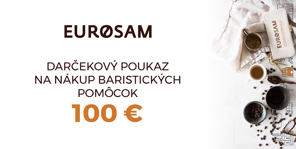 Darčekový poukaz na nákup baristických pomôcok - 100€