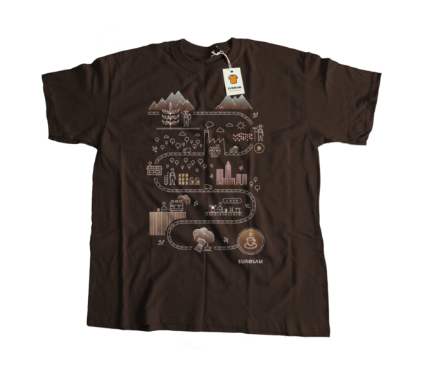 Eurosam branded T-shirt - Príbeh kávy