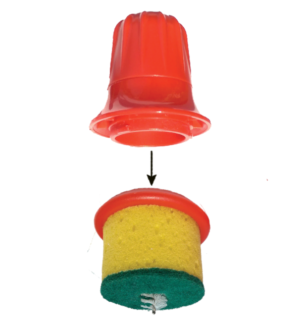 SCRUBZ ™ Čistiaca špongia + rukoväť