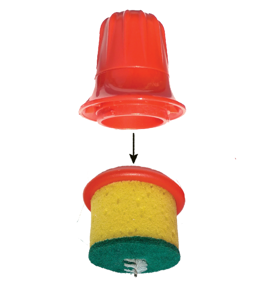 SCRUBZ ™ Čistiaca špongia + rukoväť