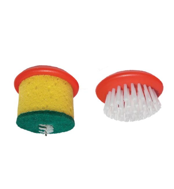 SCRUBZ™ Cleaning sponge and bristle brush