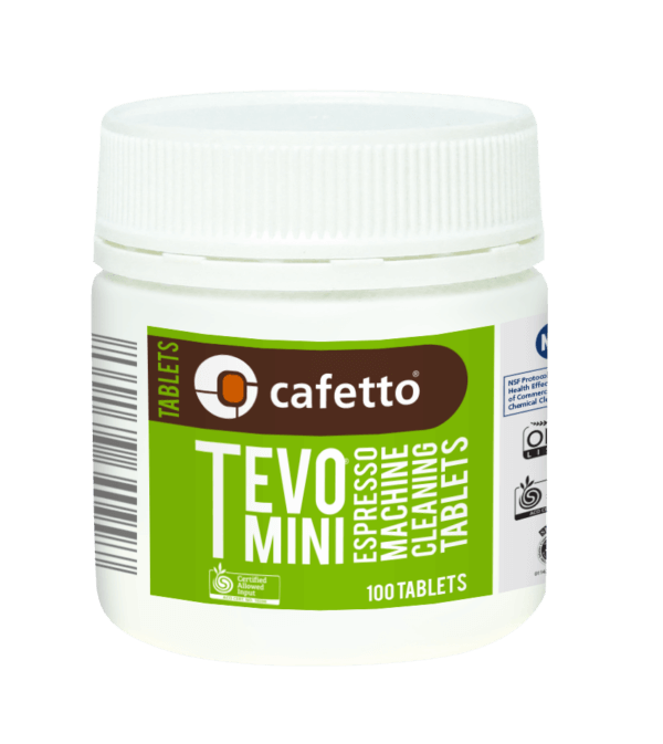 Čistiace tablety CAFETTO TEVO mini 100ksx1,5g