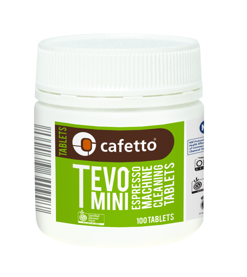 Čistiace tablety CAFETTO TEVO mini 100ksx1,5g